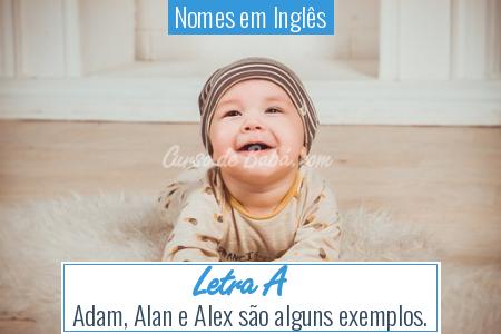 Nomes em InglÃªs - Letra A